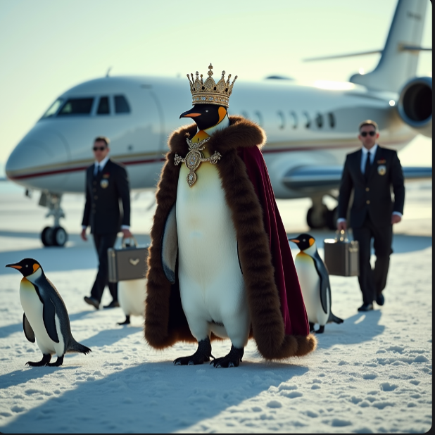 A simple penguin icon